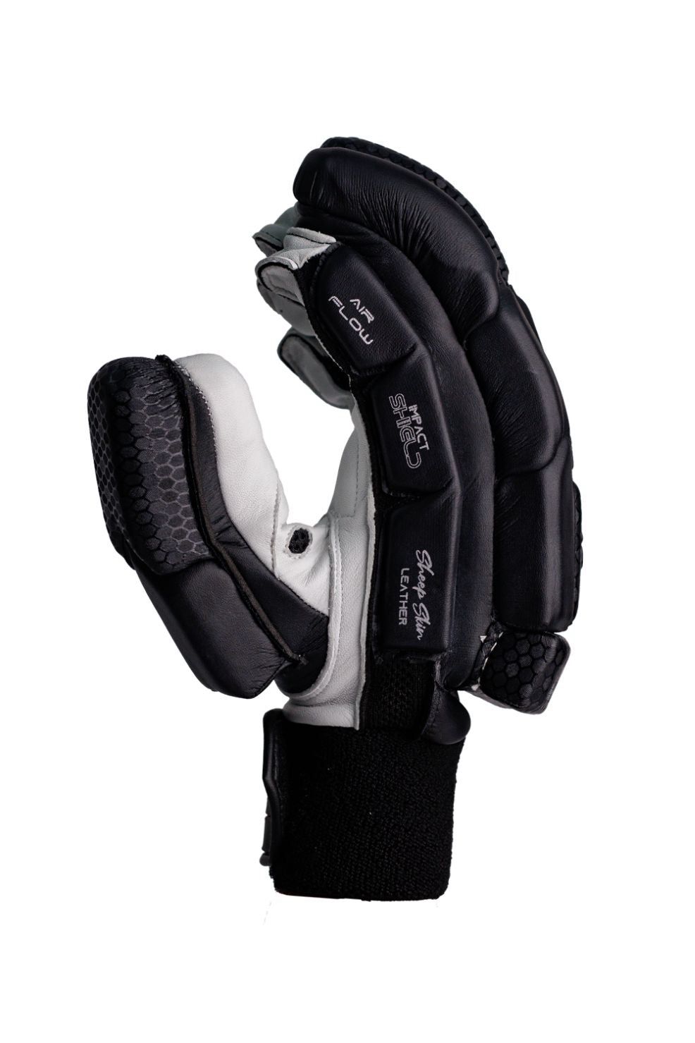 Cricket Batting Gloves - Black